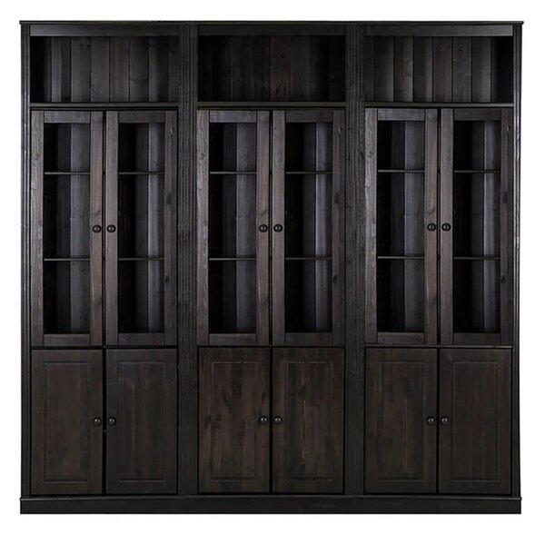 Кафява витрина от масивен бор 518x223 cm Anita – Støraa