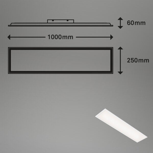 Briloner 7067-016 - LED Плафониера SIMPLE LED/24W/230V