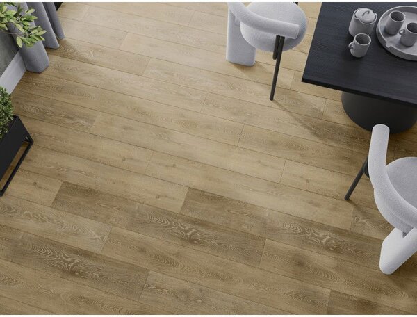 Mexen Alabama винилови панели 1240 x 182 mm SPC 6,5 mm, подложка IXPE 1,5 mm, 4 V-фуга, дъб