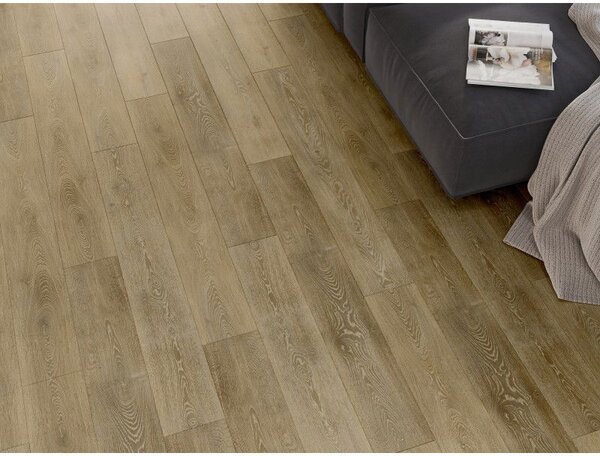 Mexen Alabama винилови панели 1240 x 182 mm SPC 6,5 mm, подложка IXPE 1,5 mm, 4 V-фуга, дъб