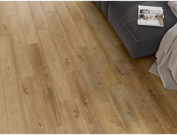 Mexen Sunset Hills подови панели 1240 x 182 mm SPC 6,5 mm, подложка IXPE 1,5 mm, 4 V-фуга, Дъб