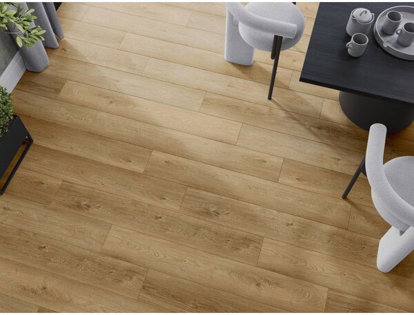 Mexen Sunset Hills подови панели 1240 x 182 mm SPC 6,5 mm, подложка IXPE 1,5 mm, 4 V-фуга, Дъб