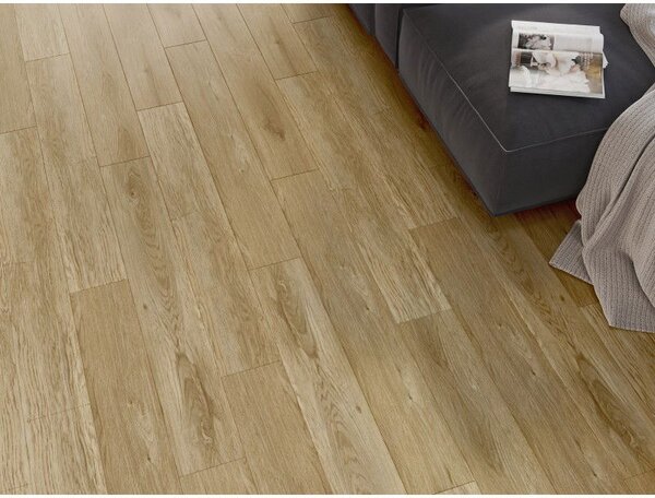 Mexen Manhattan винилови панели 1240 x 182 mm SPC 6,5 mm, подложка IXPE 1,5 mm, 4 V-фуга, дъб