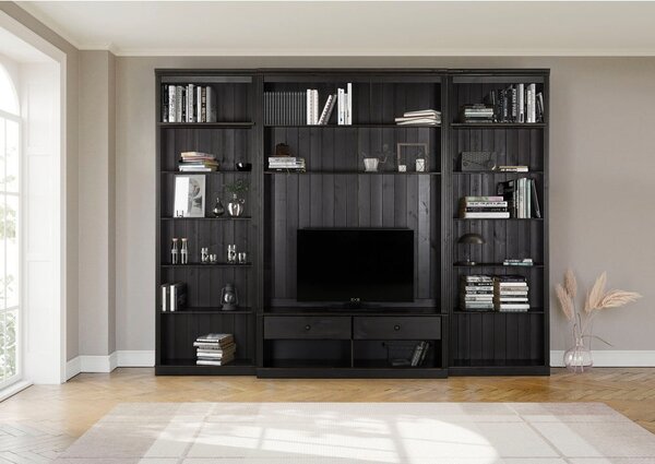 Кафяв TV комплект от от масивен бор 288x223 cm Anita – Støraa