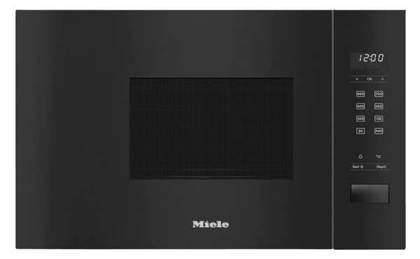 Микровълнова фурна Miele M 2230 SC, за вграждане, сензорно управление, 800W, 17 л. обем, черна