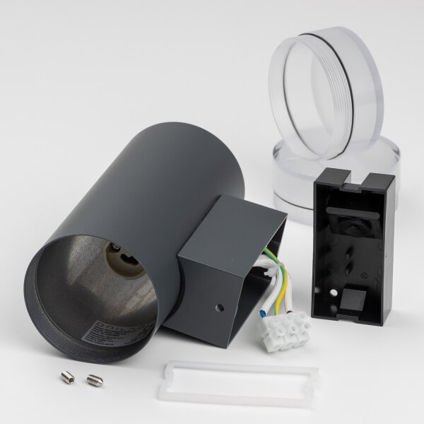 Brilagi - Екстериорен аплик MATERA 2xGU10/30W/230V антрацит IP54