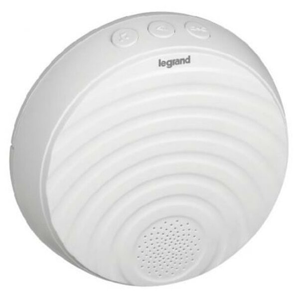 Звънец Legrand 094254, безжичен, 15 мелодии на звънене, обхват до 100m, бял