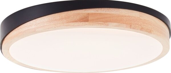Brilliant - LED Димируем плафон BAARLO LED/24W/230V Ø 35 см черен