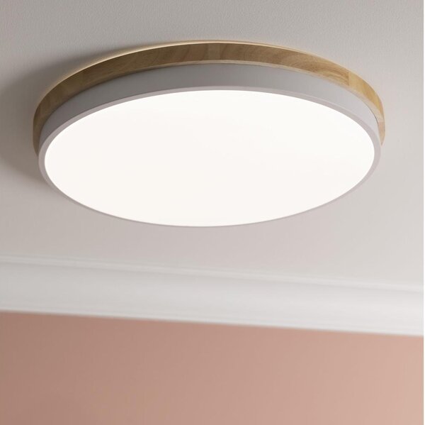 Brilliant - LED Димируем плафон BAARLO LED/36W/230V Ø 50 см бял + д.у