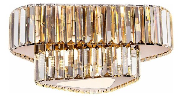 Zuma Line C0496-04G-F7AC - Таванно осветително тяло HELIOS 4xG9/33W/230V диаметър 44 см златисто