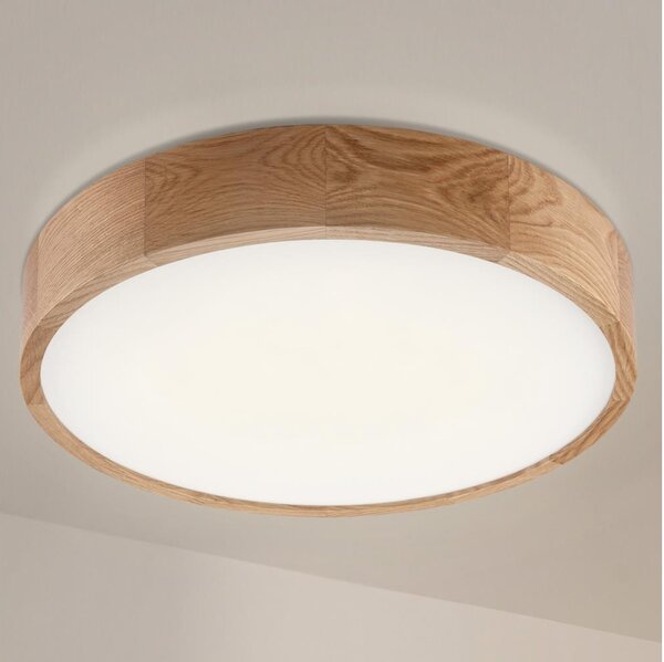 Brilagi - LED таванно осветително тяло CARVALHO LED/36W/230V, дъб, диаметър 47,5 см