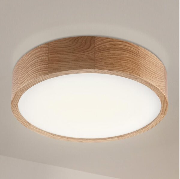 Brilagi - LED таванно осветително тяло CARVALHO LED/36W/230V, цвят дъб, диаметър 37,5 cm