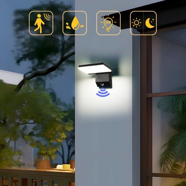 Immax 08513L - LED външна стенна лампа с датчик MODERN LED/18W/230V IP65