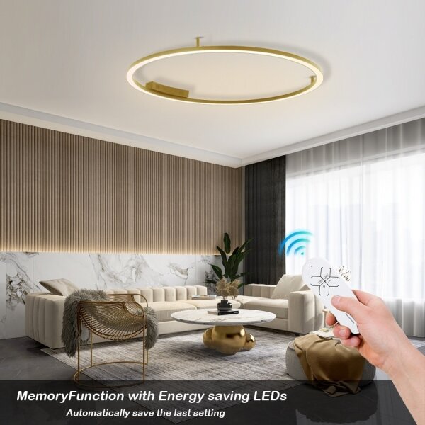 Immax NEO 07290-120G-LED+CCT Димируем плафон FINO 72W/230V Tuya диам. 120 cm + дистанционно