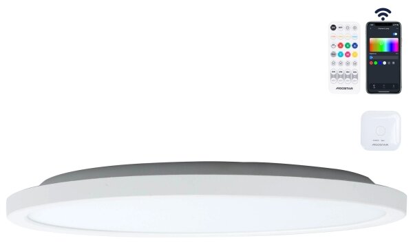 Aigostar - LED RGBW регулируемо таванно осветление 24W 230V 3000-6500K бяло+DO