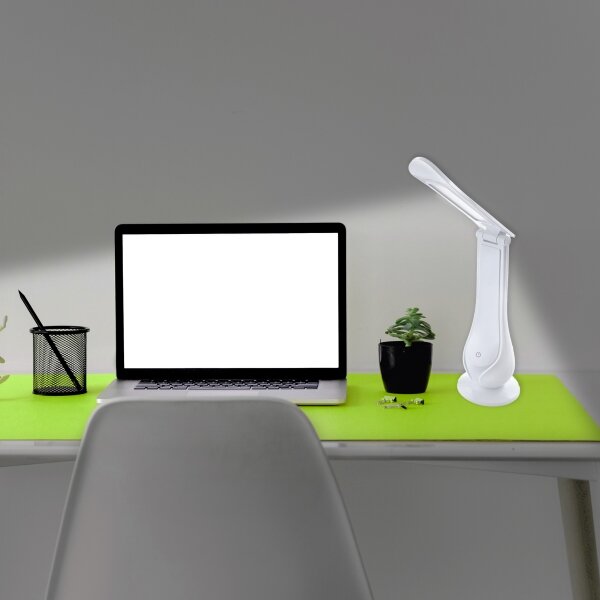 LED Димируема акумулаторна настолна лампа LILLY LED/4W/5V 1200 mAh бял