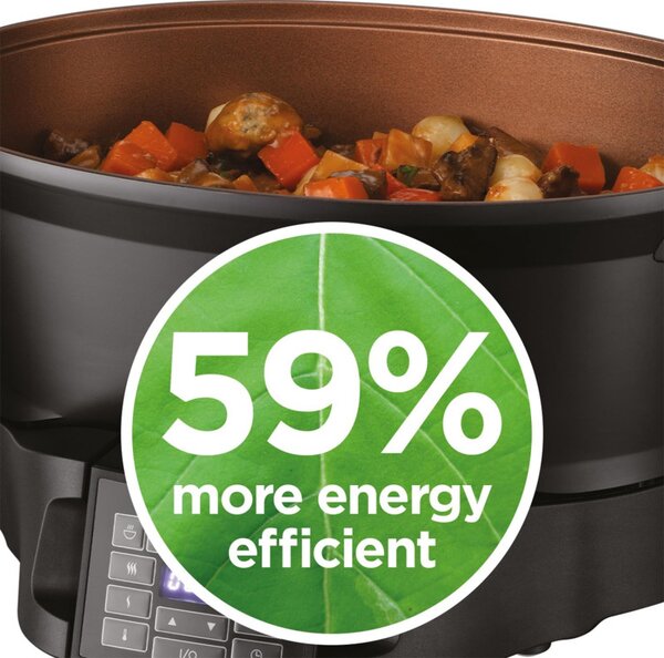 Мултикукър Russell Hobbs Good-to-Go 28270-56, 750W, 6.5 л, 8 програми, Таймер, Размразяване, Лесно почистване, Черен