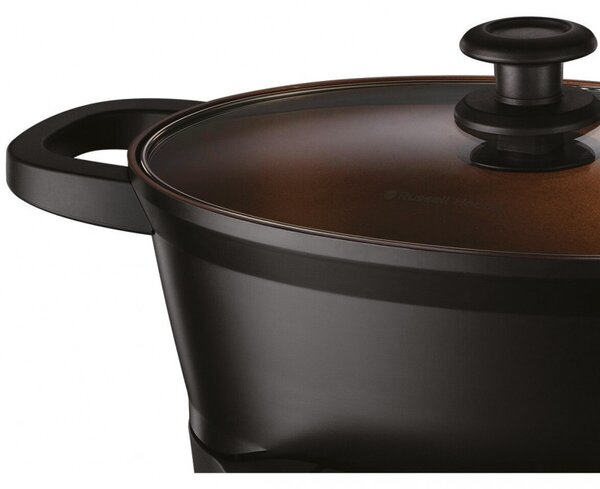 Мултикукър Russell Hobbs Good-to-Go 28270-56, 750W, 6.5 л, 8 програми, Таймер, Размразяване, Лесно почистване, Черен