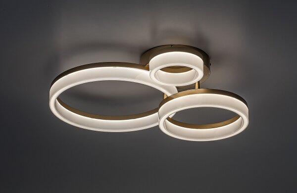 Rabalux 71383 - LED Плафониера AMILIA LED/24W/230V 3000/4000/6500K златист