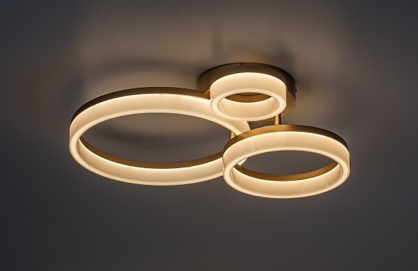 Rabalux 71383 - LED Плафониера AMILIA LED/24W/230V 3000/4000/6500K златист