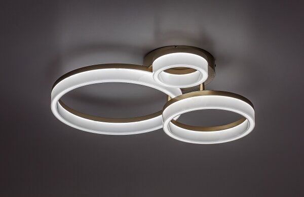 Rabalux 71383 - LED Плафониера AMILIA LED/24W/230V 3000/4000/6500K златист