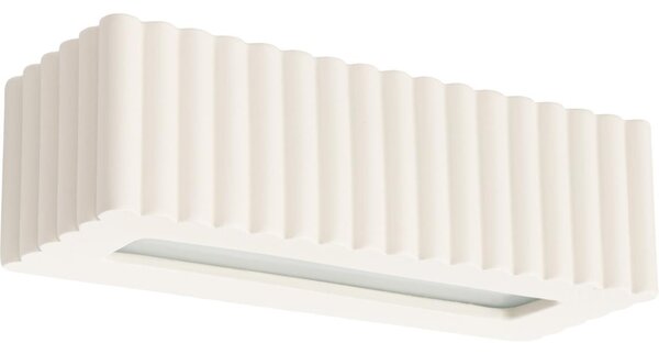 Sollux SL.1886 - Стенно осветително тяло RIGATA 1xE27/15W/230V керамика/кремаво