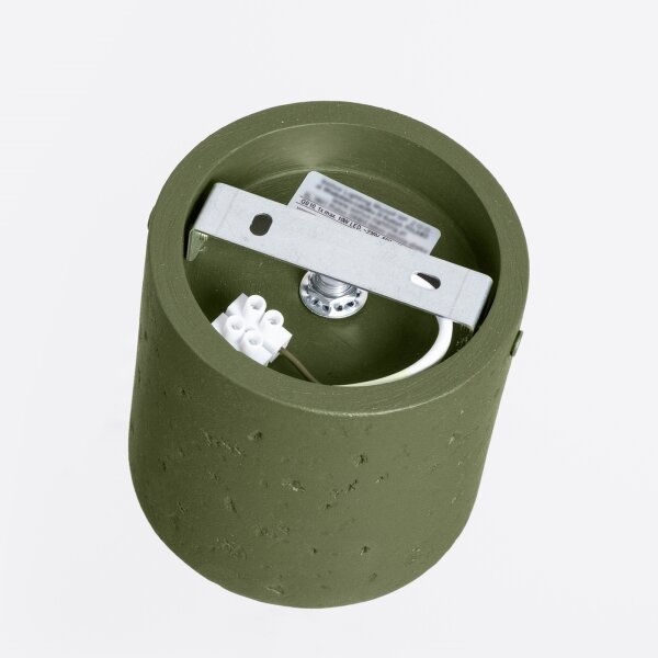 Sollux SL.1841 - Точково осветително тяло ORBIS 1xGU10/10W/230V бетон/зелено