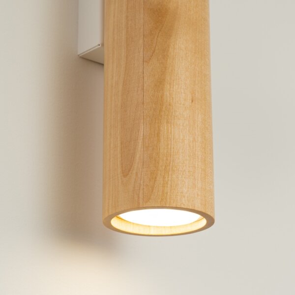 Sollux SL.1878 - Стенно осветително тяло LINO 2xGU10/10W/230V бук