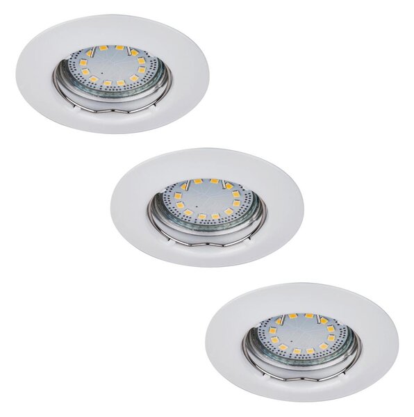 Rabalux 1046 - К-кт 3xLED Лампа за вграждане LITE 3xGU10-LED/3W/230V