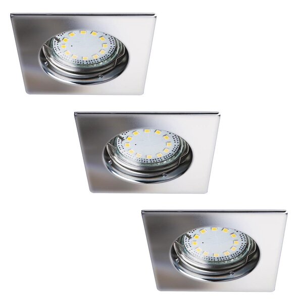Rabalux 1053 - комплект от 3 LED вградени осветителни тела LITE 3xGU10-LED/3W/230V