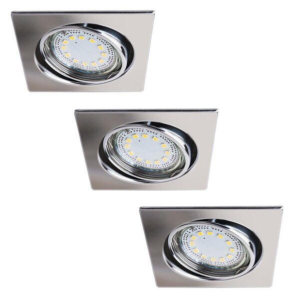 Rabalux 1056 - К-кт 3xLED Лампа за вграждане LITE 3xGU10-LED/3W/230V