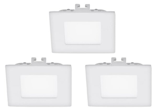 Eglo 94733 - Комплект 3x LED Осветление за окачен таван FUEVA 1 1xLED/2,7W/230V