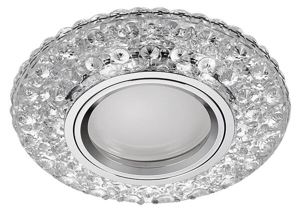 71095 - Вградено осветително тяло ELEGANT GLASS FIX 1xGU10/50W+LED/3W 4000K