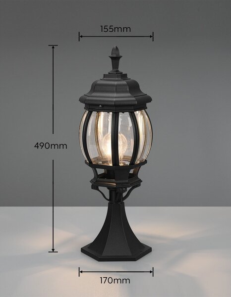 Външно осветително тяло (височина 49 cm) Elvo – Trio