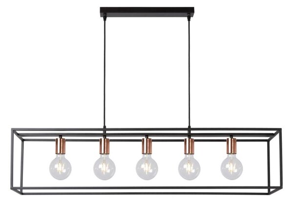 Lucide 08424/05/30 - Висяща лампа ARTHUR 5xE27/60W/230V