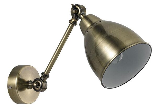 Ideal Lux - Стенен аплик NEWTON 1xE27/42W/230V бронзов