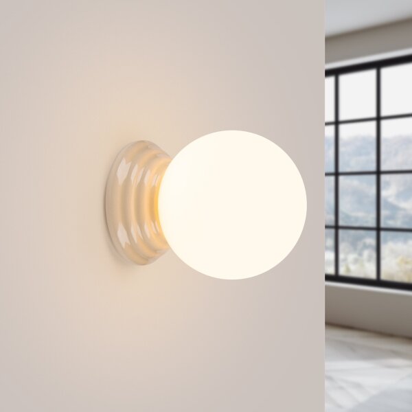 Sollux SL.1891 - Стенно осветително тяло за баня ZORI 1xG9/8W/230V IP44 бежово