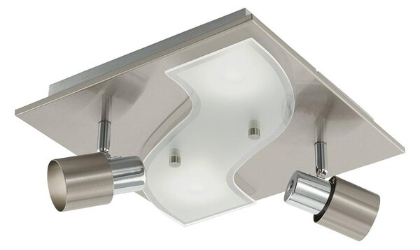 Eglo 96398 - LED точково осветително тяло DIRUS 2xGU10/3,3W+2xLED/3,3W
