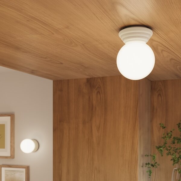 Sollux SL.1897 - Плафон за баня ZORI 1xG9/8W/230V Ø 12 см IP44 бежов