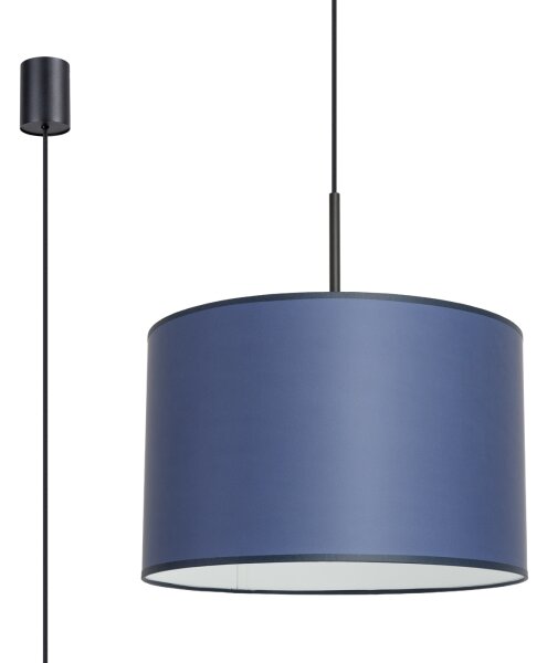 Sollux SL.1851 - Висяща лампа NEVIA на кабел 1xE27/15W/230V, Ø 40 cm, синя