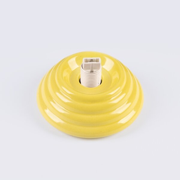 Sollux SL.1898 - Плафон за баня ZORI 1xG9/8W/230V Ø 12 см IP44 жълт