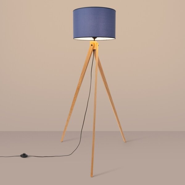 Sollux SL.1906 - Подова лампа NATT 1xE27/15W/230V синя