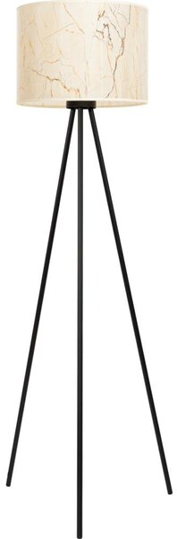 Sollux SL.1854 - Подова лампа NEVIA 1xE27/15W/230V мрамор/бежова
