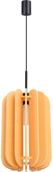 Sollux SL.1858 - Полилей на кабел MULA 1xE27/15W/230V Ø 27 см, жълт