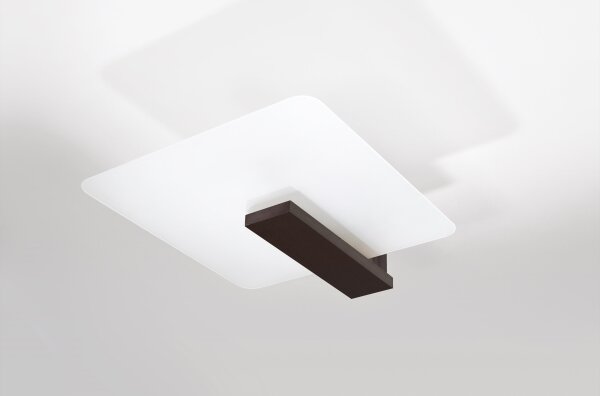 Sollux SL.1097 - Таванно осветително тяло LAPPO 2xE27/15W/230V венге