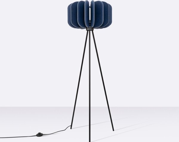 Sollux SL.1865 - Подова лампа MULA 1xE27/15W/230V синя