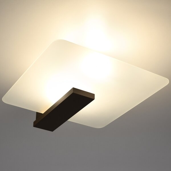 Sollux SL.1097 - Таванно осветително тяло LAPPO 2xE27/15W/230V венге