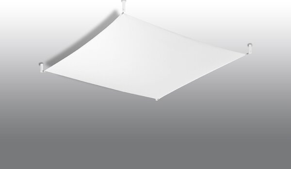 Sollux SL.0738 - LED таванен плафон LUNA 4xG13/8,5W/230V 105x105 cm бял