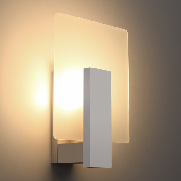 Sollux SL.1092 - Аплик LAPPO 1xE14/10W/230V бял