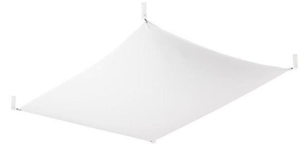 Sollux SL.0737 - LED плафон LUNA 2xG13/8,5W/230V 80x105 cm бял